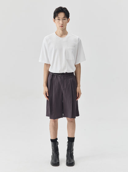 Classic Linen Knee-length Pants