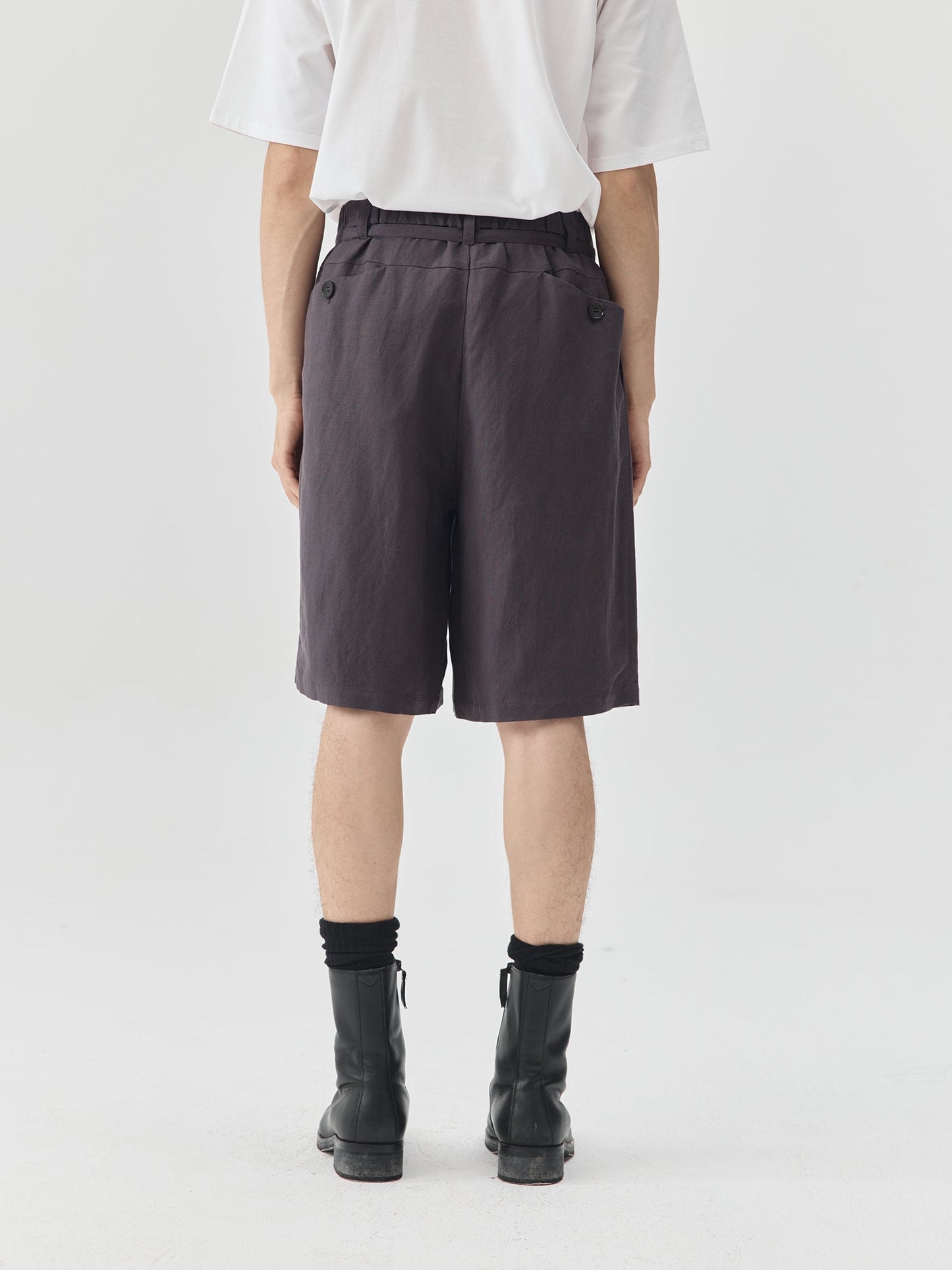 Classic Linen Knee-length Pants