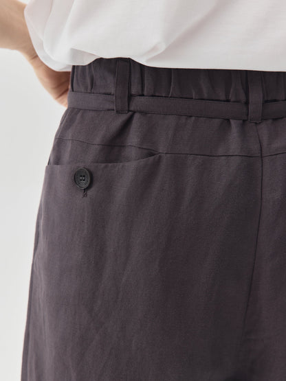Classic Linen Knee-length Pants