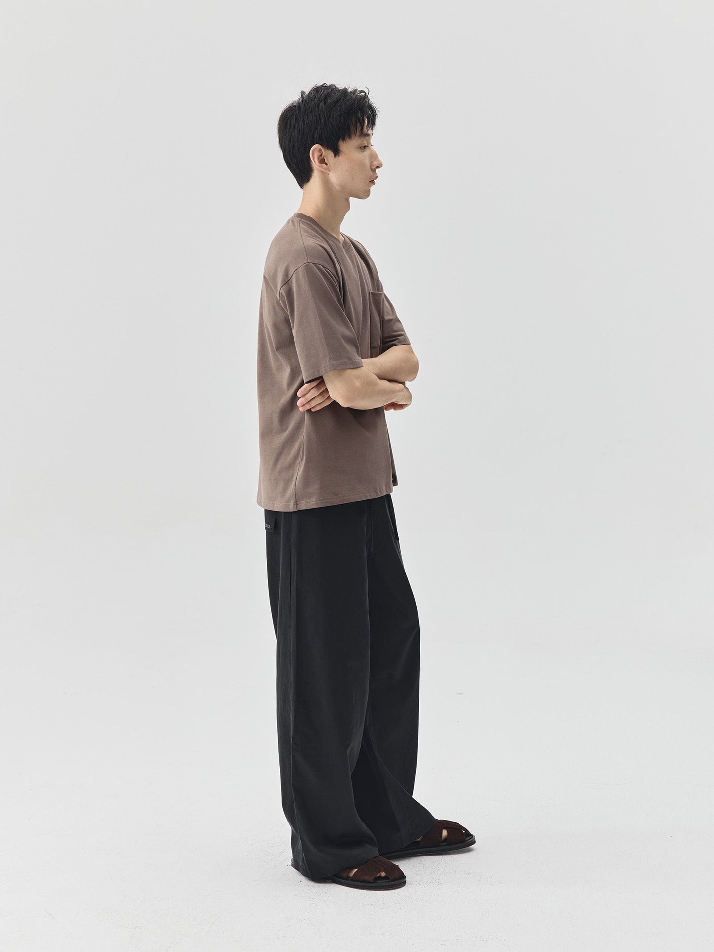 Solid Pocket Short-Sleeve T-Shirt