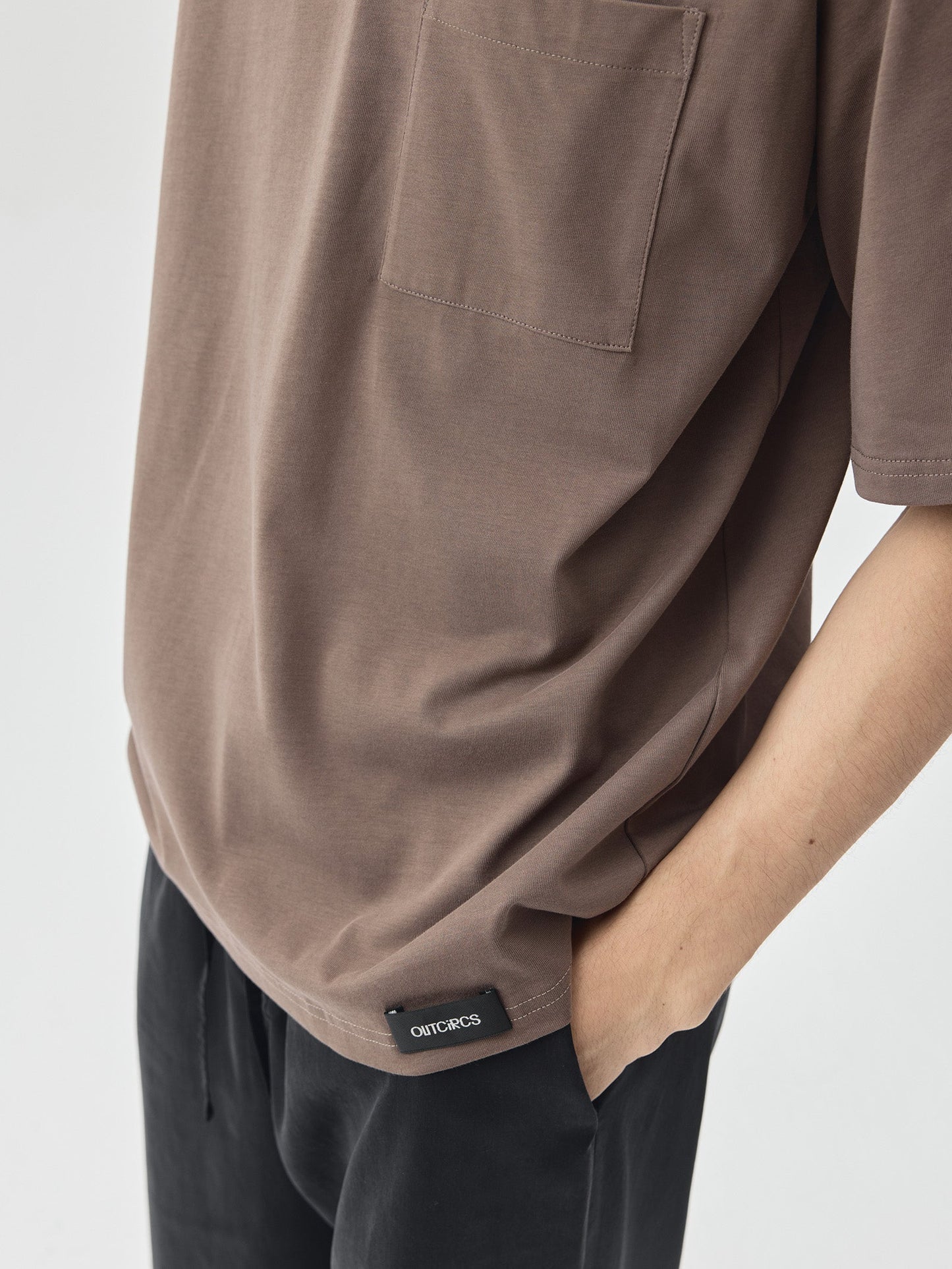 Solid Pocket Short-Sleeve T-Shirt