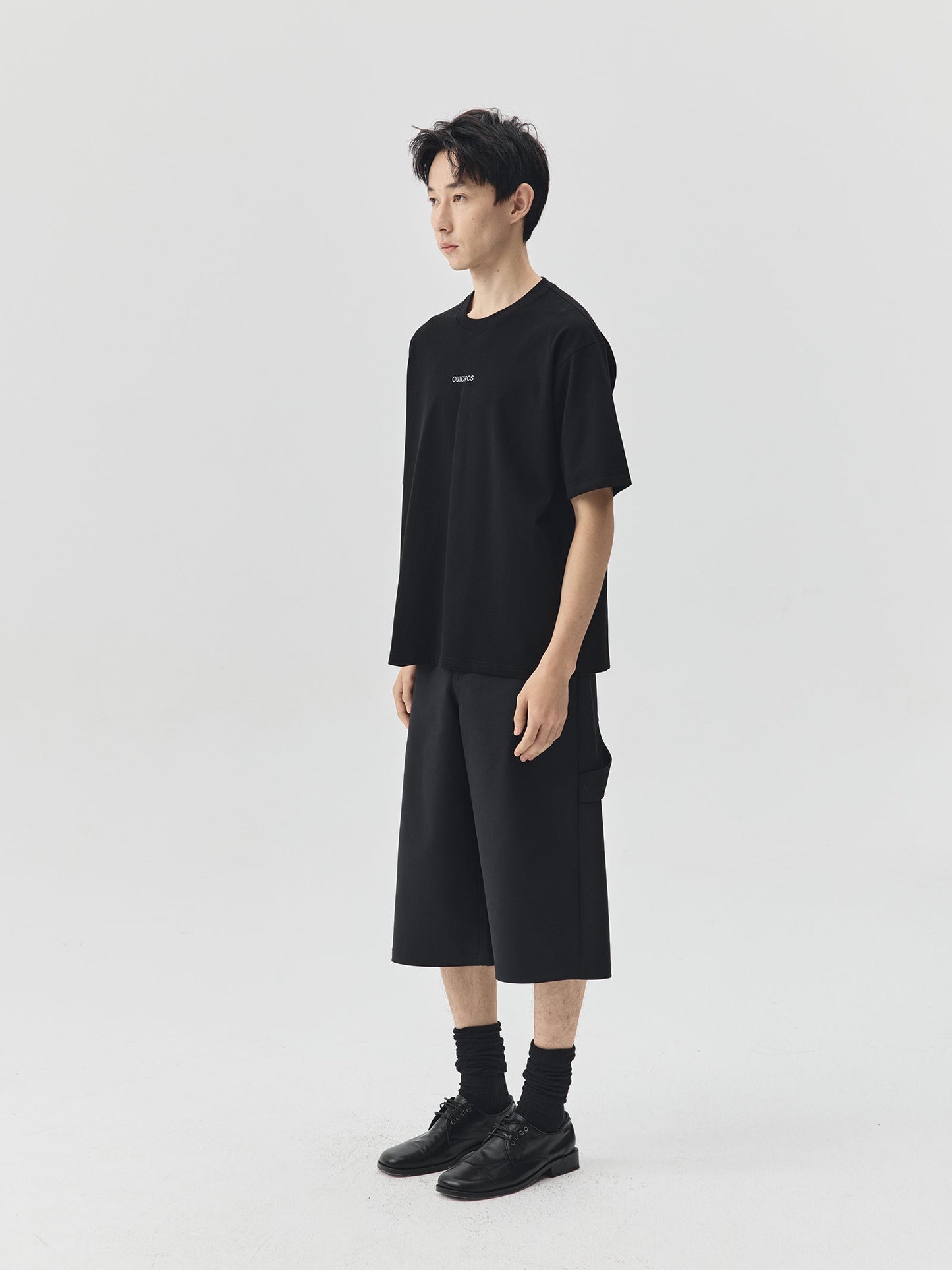 Slogan Print Boxy-Fit T-Shirt