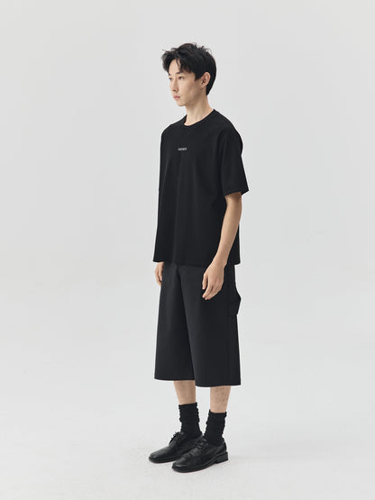 Slogan Print Boxy-Fit T-Shirt