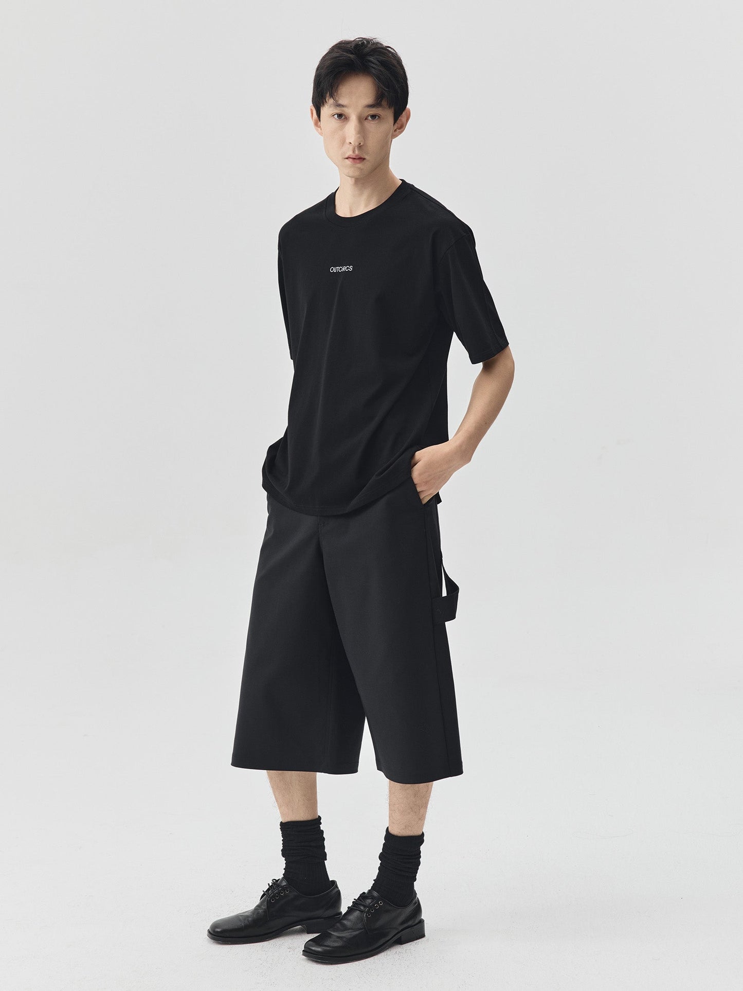 Slogan Print Boxy-Fit T-Shirt