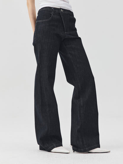 3D Form Raw Denim Jeans