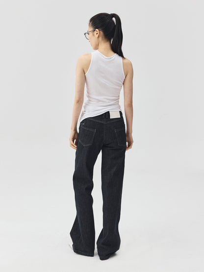 3D Form Raw Denim Jeans