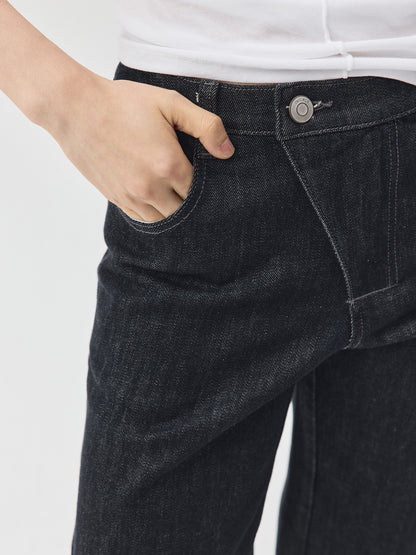 3D Form Raw Denim Jeans