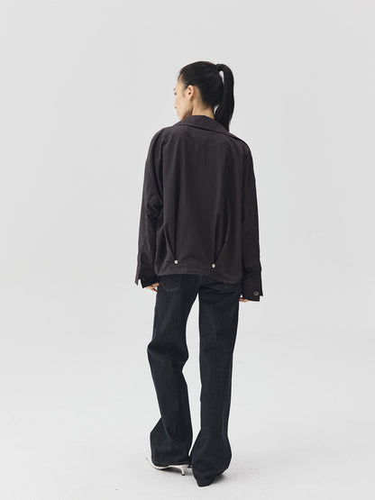 Double Breasted Cropped Jacket