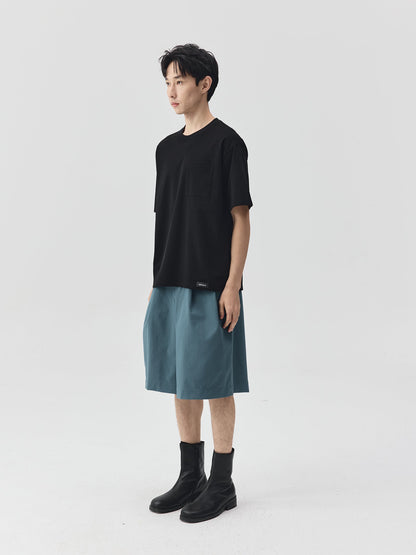 Solid Pocket Short-Sleeve T-Shirt