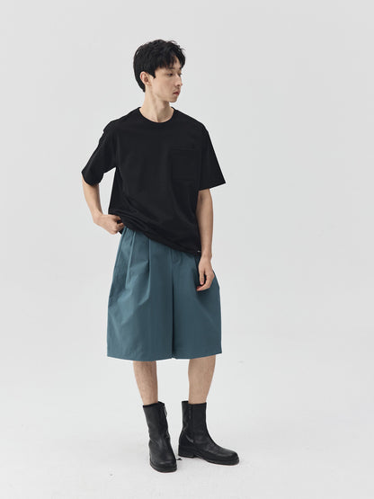 Solid Pocket Short-Sleeve T-Shirt