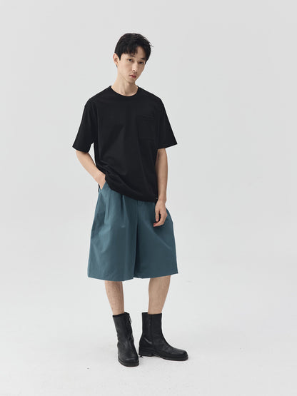 Solid Pocket Short-Sleeve T-Shirt