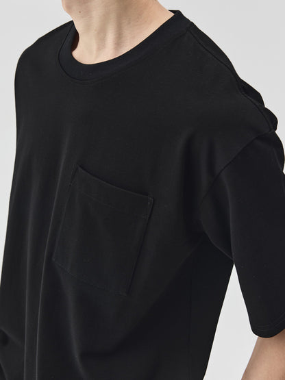 Solid Pocket Short-Sleeve T-Shirt