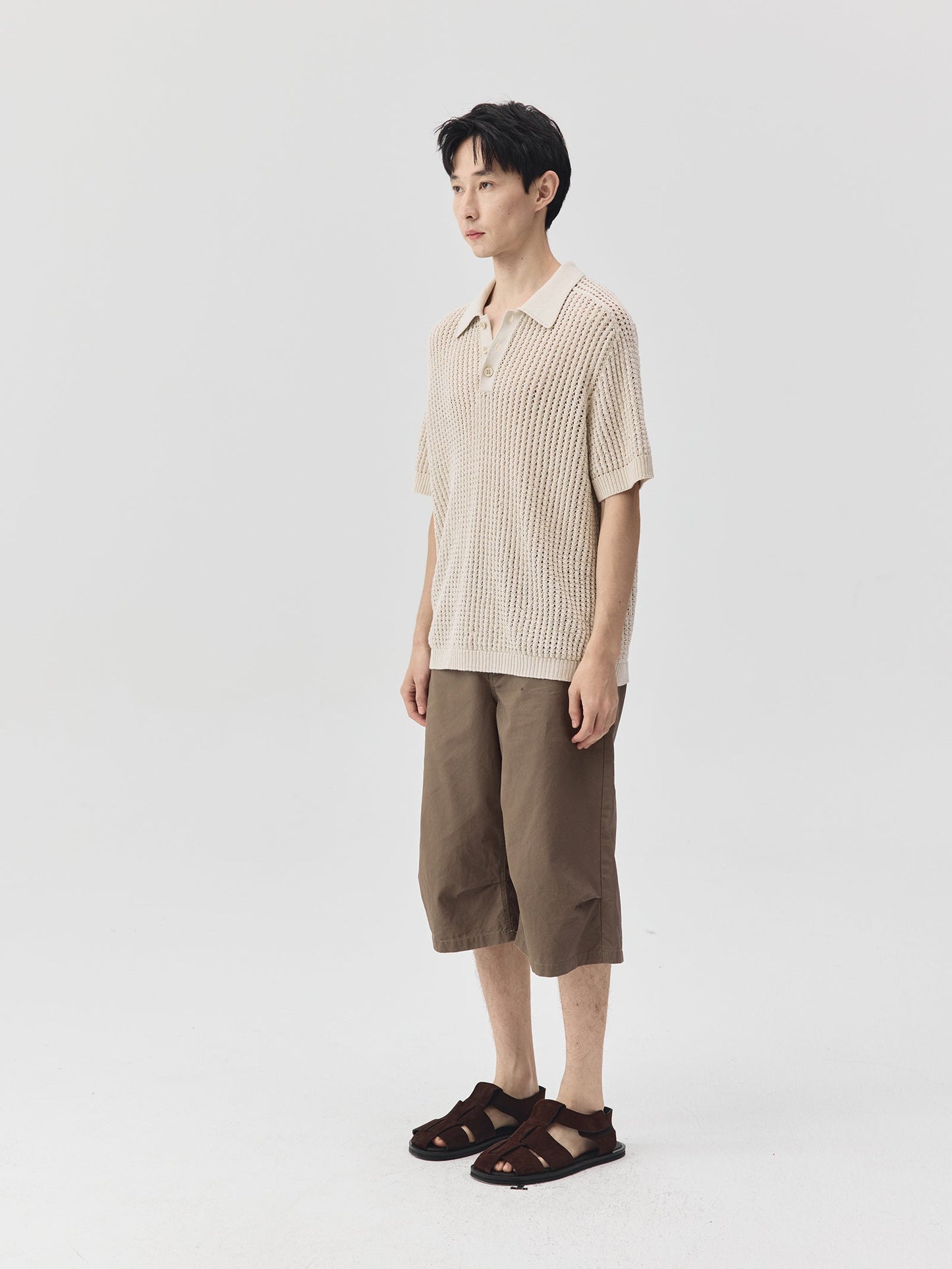 Knitted Polo Shirt
