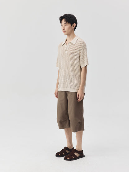 Knitted Polo Shirt