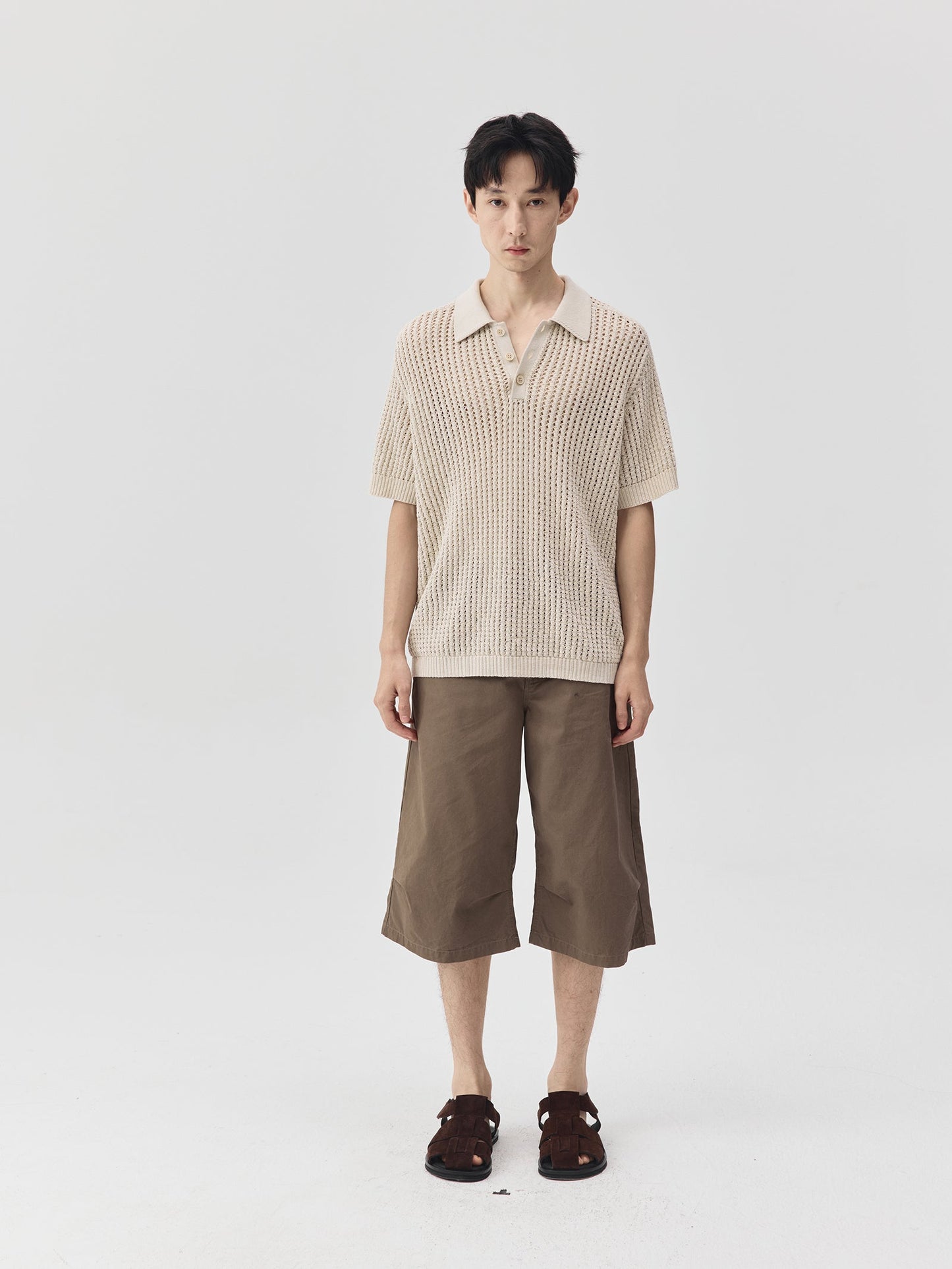 Knitted Polo Shirt