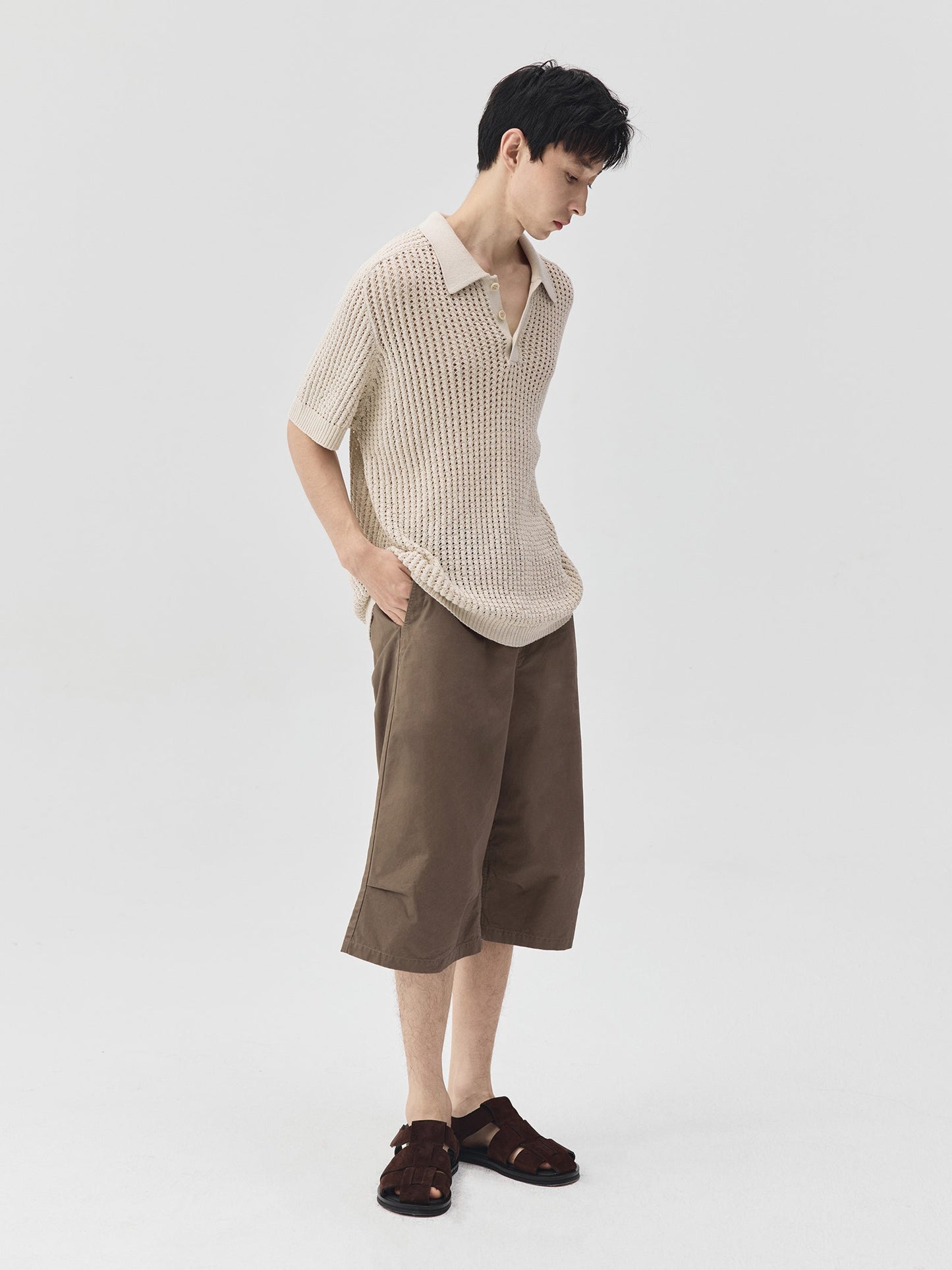 Knitted Polo Shirt