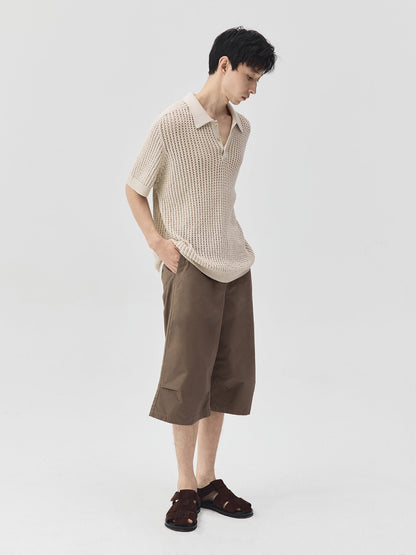 Knitted Polo Shirt