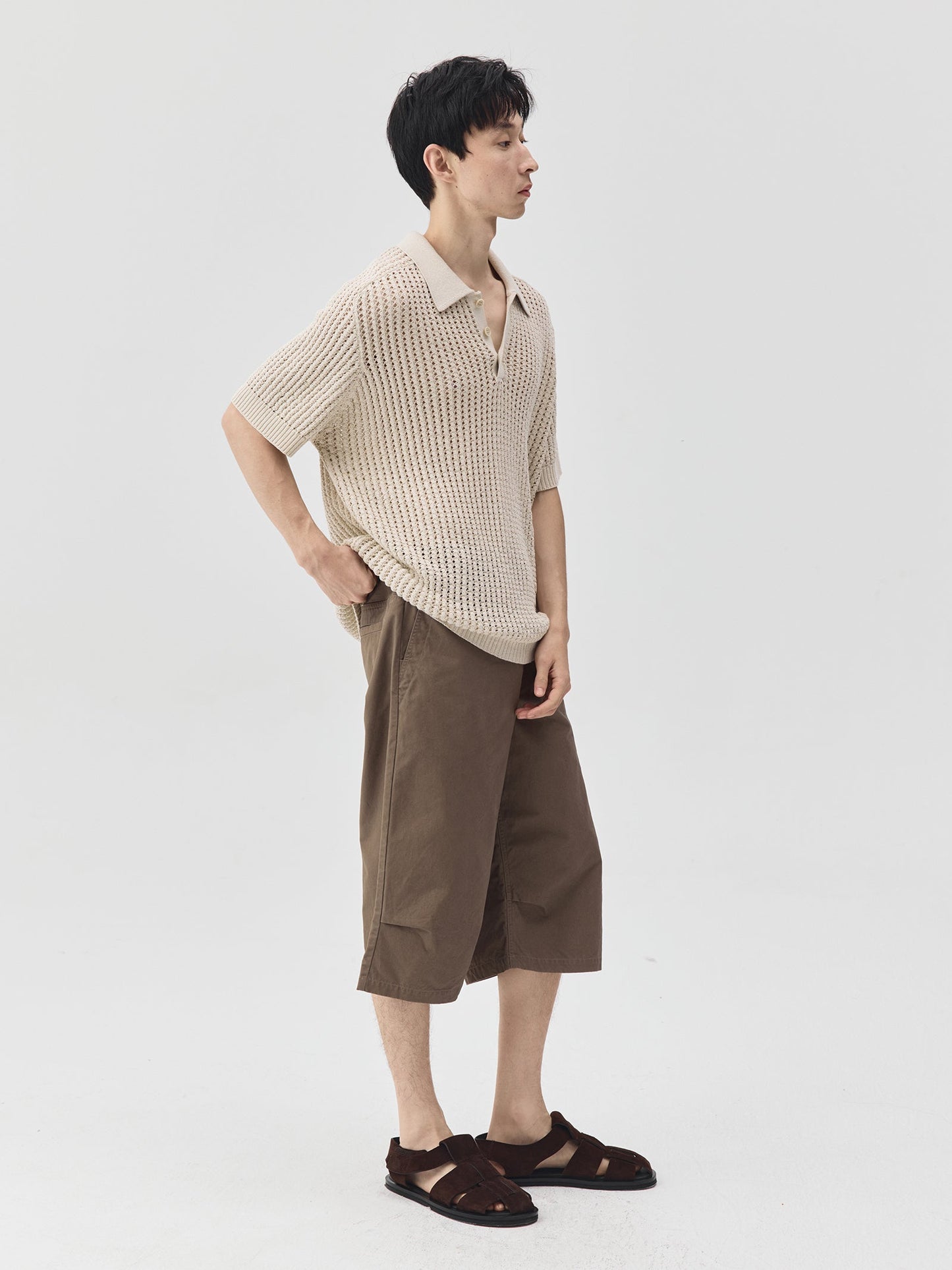 Knitted Polo Shirt