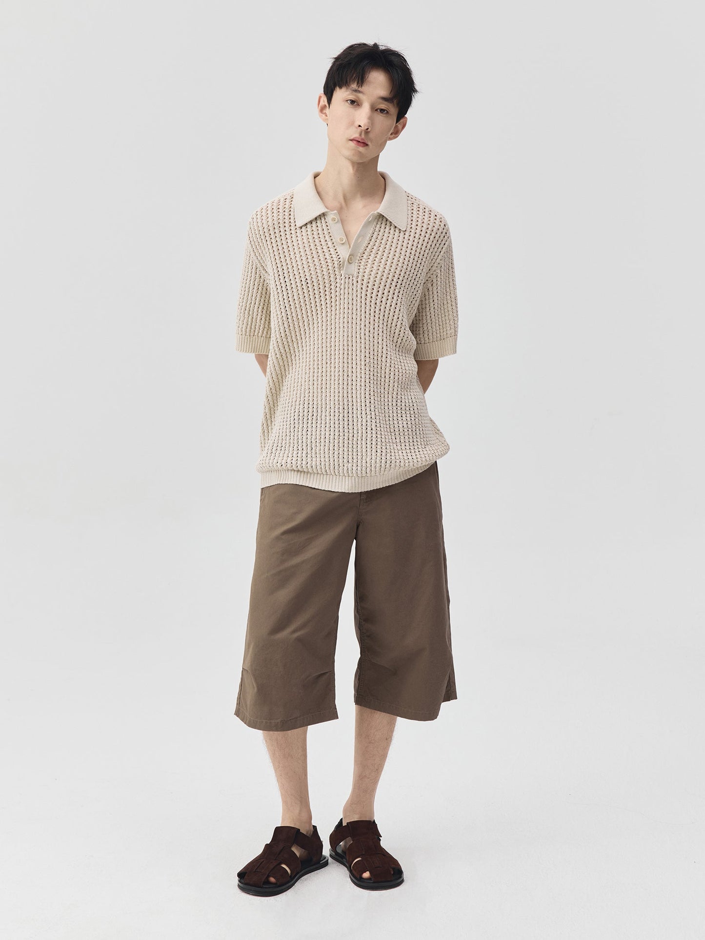 Knitted Polo Shirt