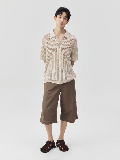 Knitted Polo Shirt
