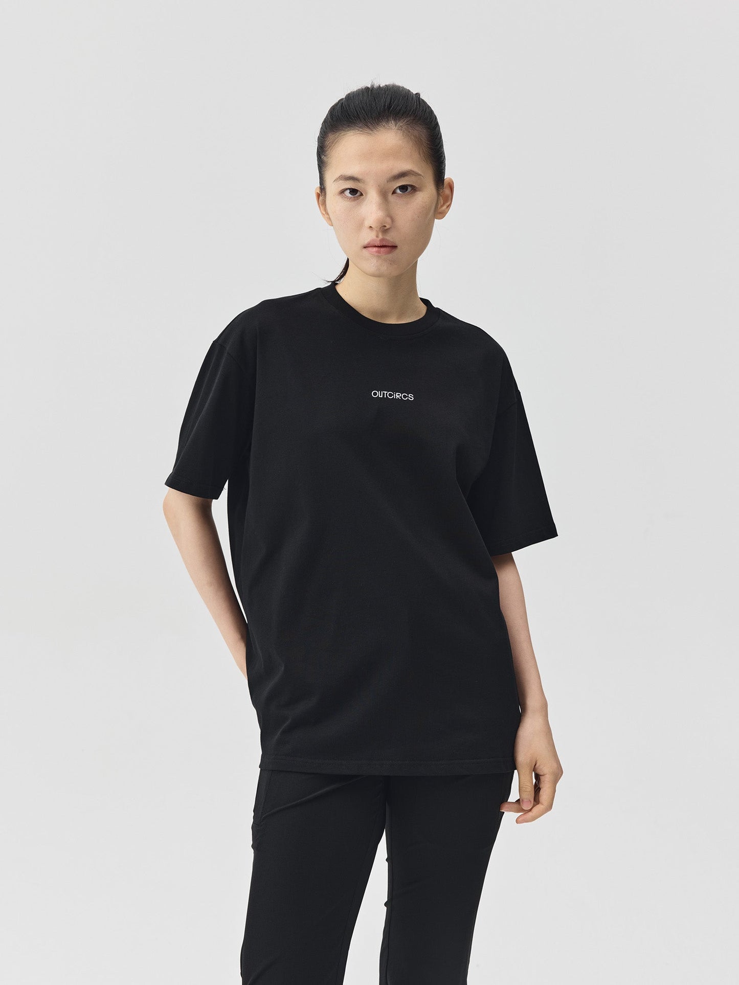 Slogan Print Boxy-Fit T-Shirt