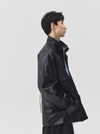 Adjustable Waist Shining Finish Jacket