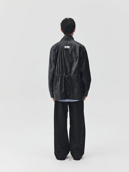 Adjustable Waist Shining Finish Jacket