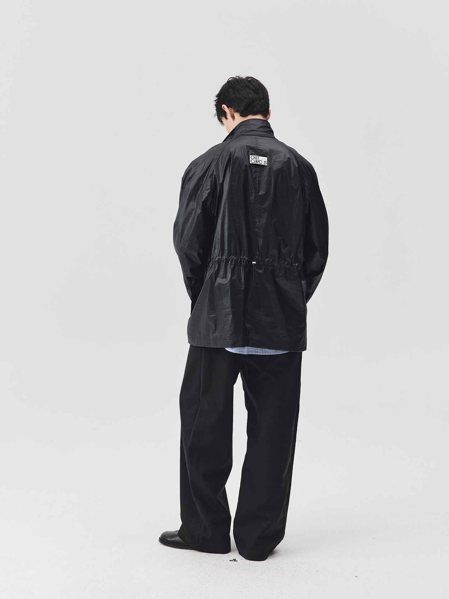 Adjustable Waist Shining Finish Jacket