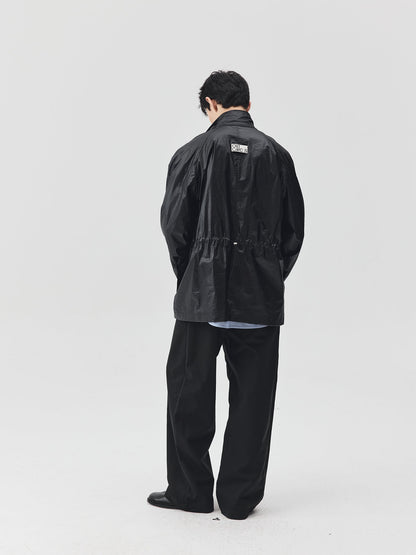 Adjustable Waist Shining Finish Jacket