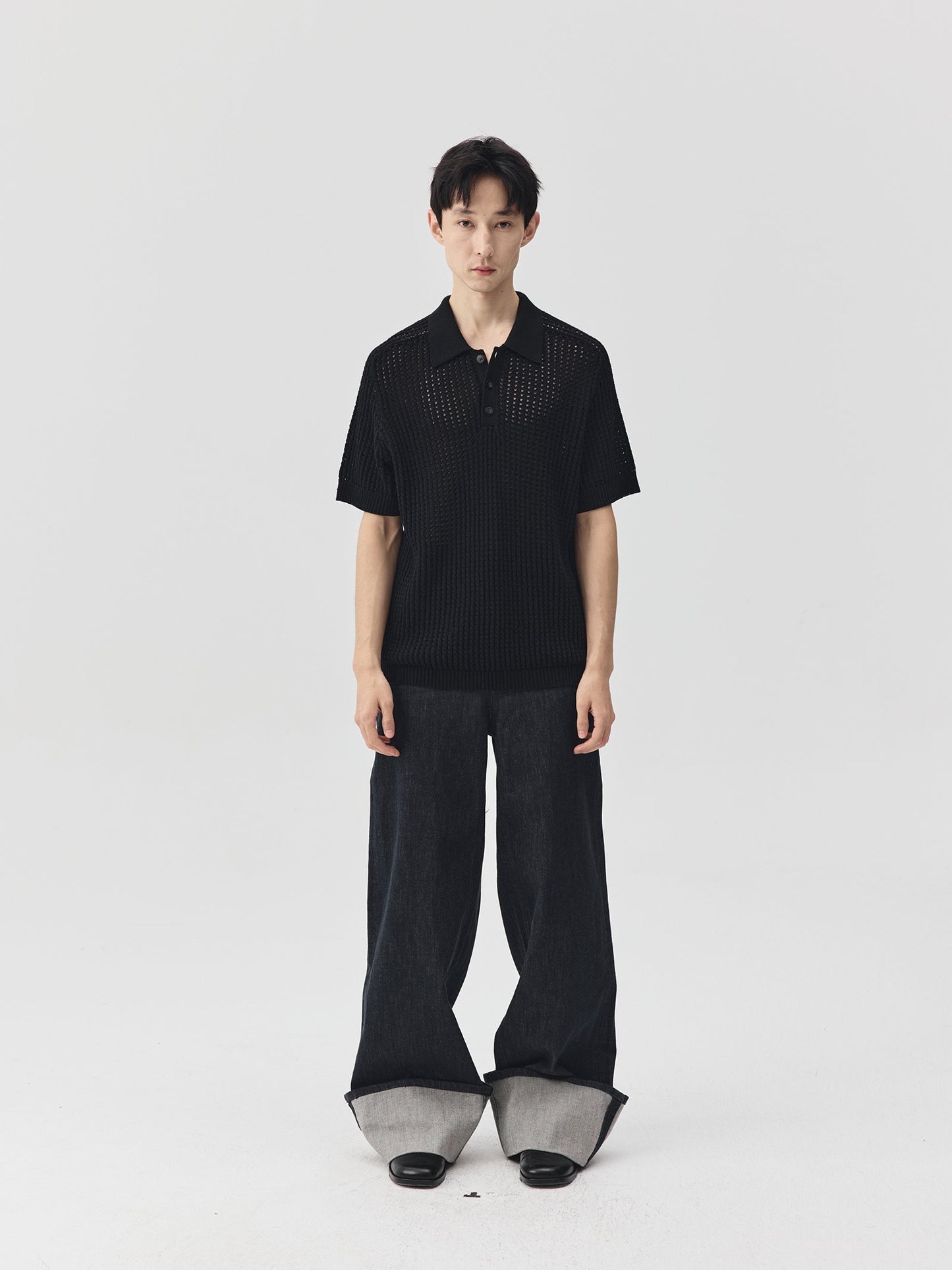 Knitted Polo Shirt