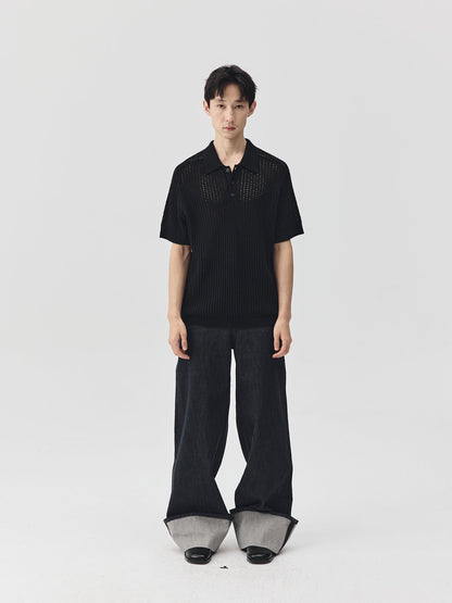 Knitted Polo Shirt