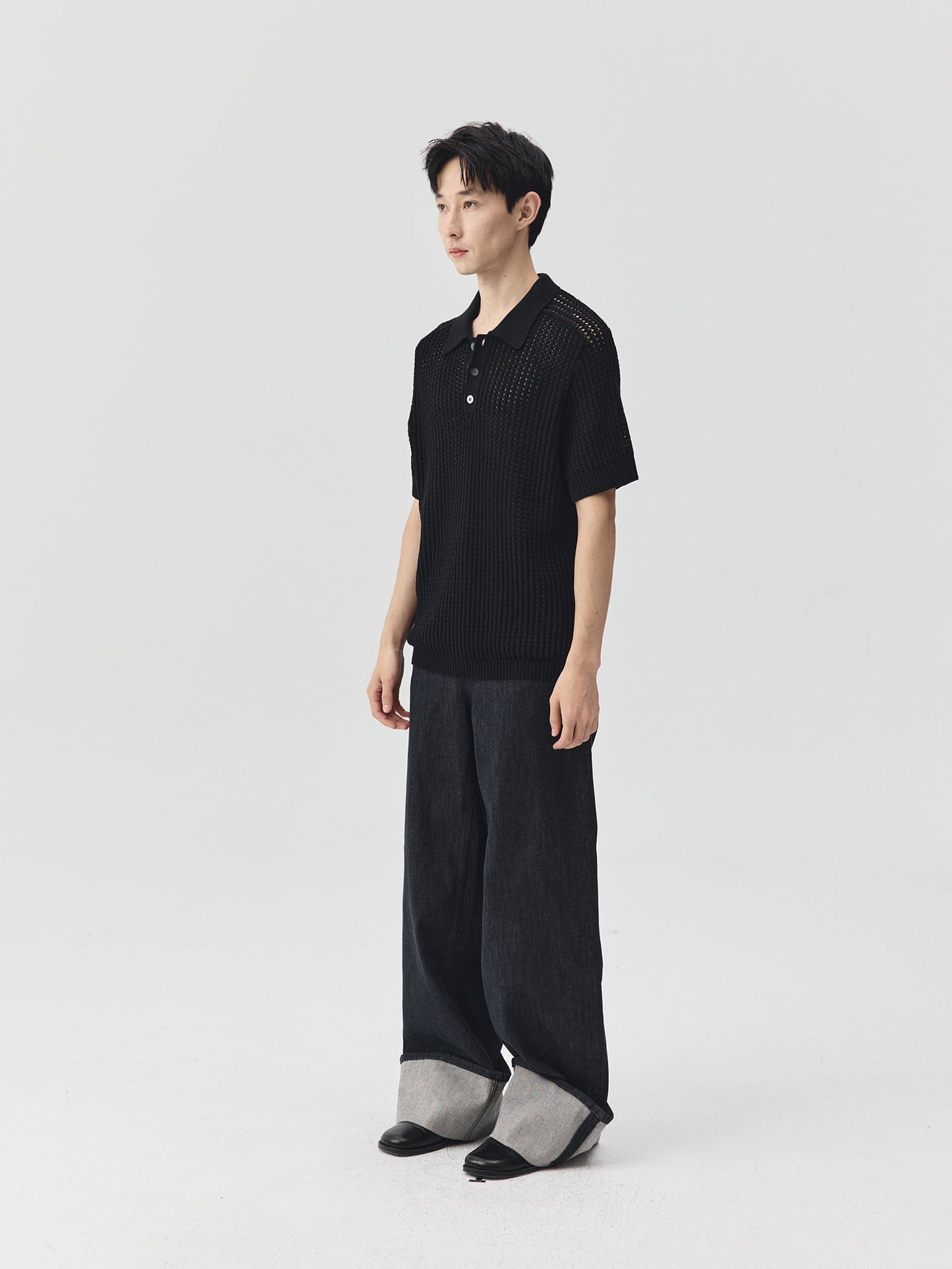 Knitted Polo Shirt