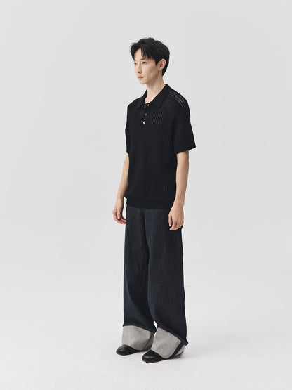 Knitted Polo Shirt
