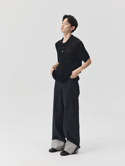 Knitted Polo Shirt