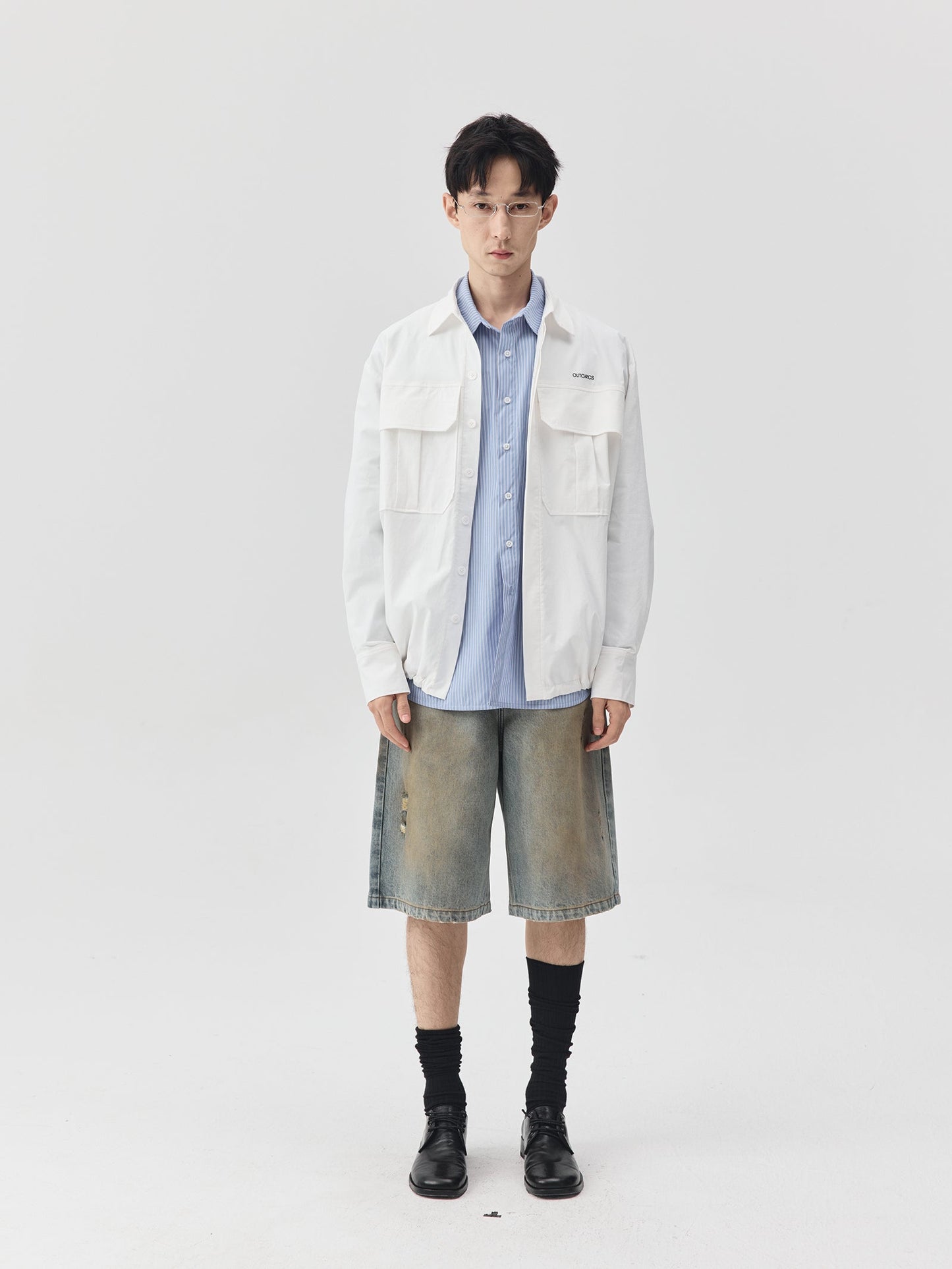 Workwear Style Paper Finish Jacket