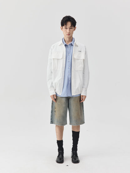 Workwear Style Paper Finish Jacket