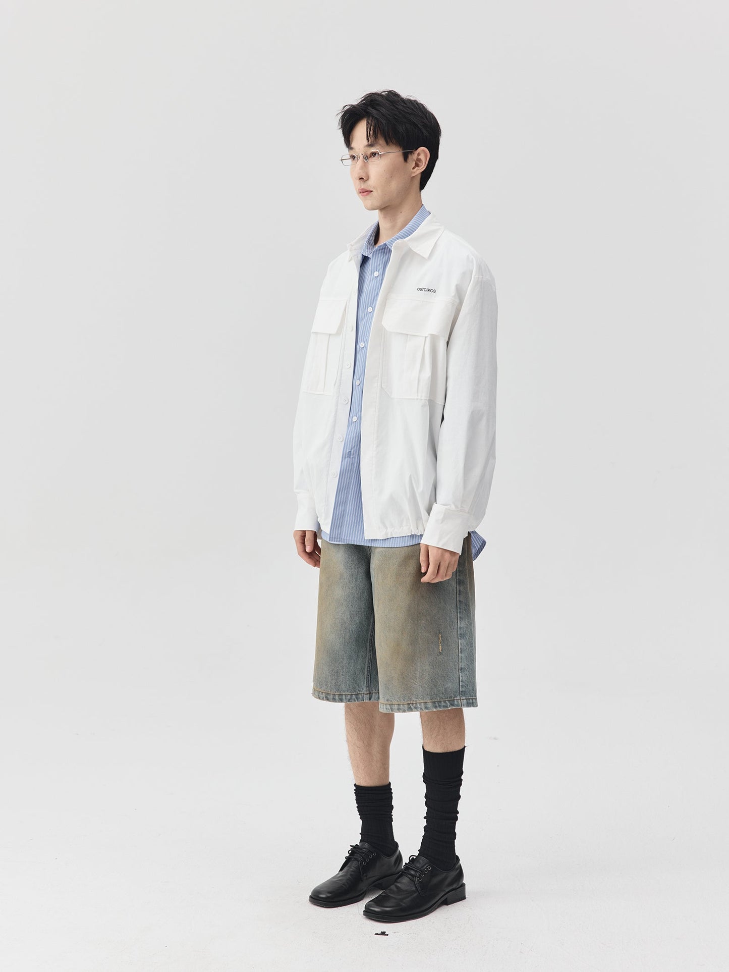 Workwear Style Paper Finish Jacket