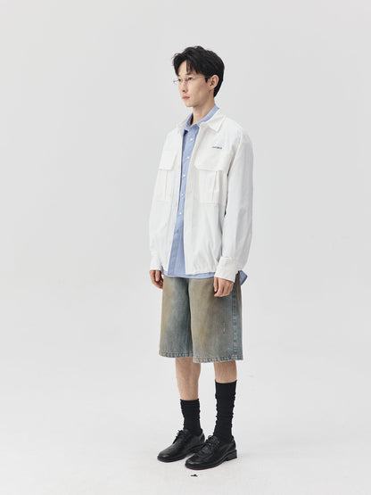 Workwear Style Paper Finish Jacket
