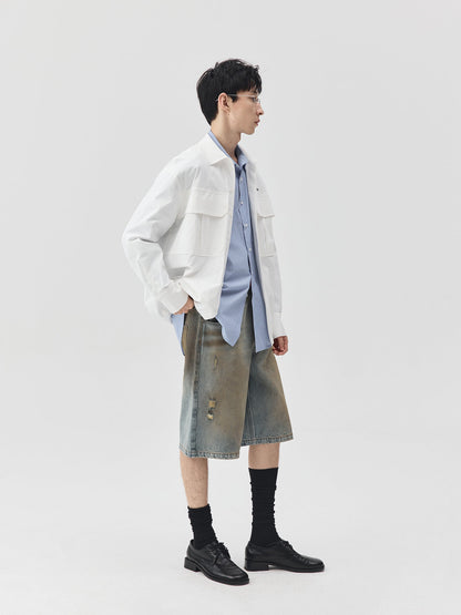 Workwear Style Paper Finish Jacket
