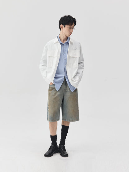 Workwear Style Paper Finish Jacket