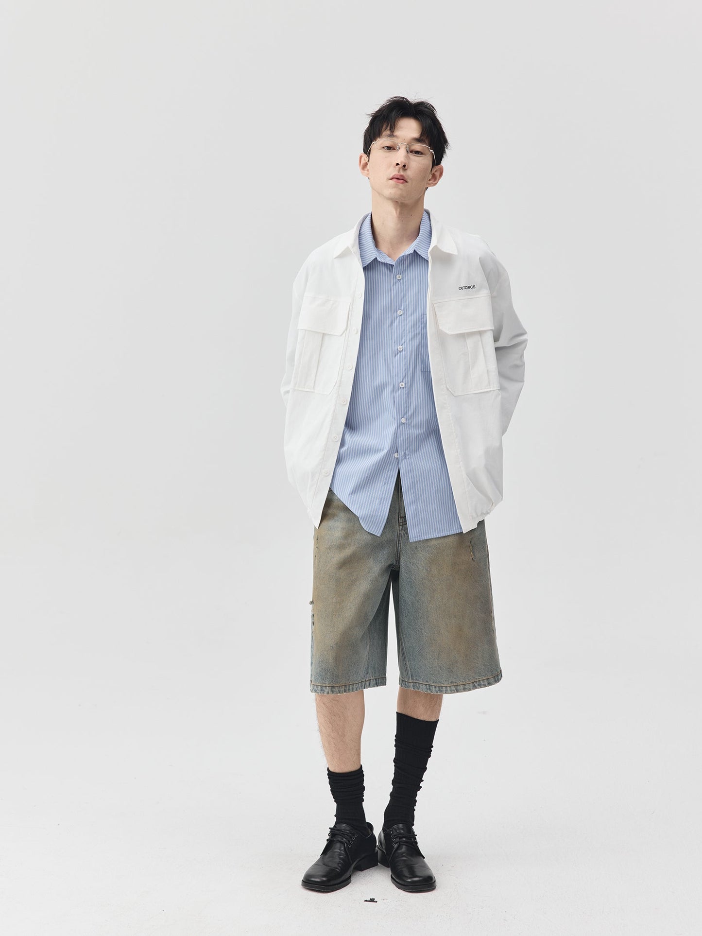 Workwear Style Paper Finish Jacket