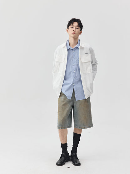 Workwear Style Paper Finish Jacket