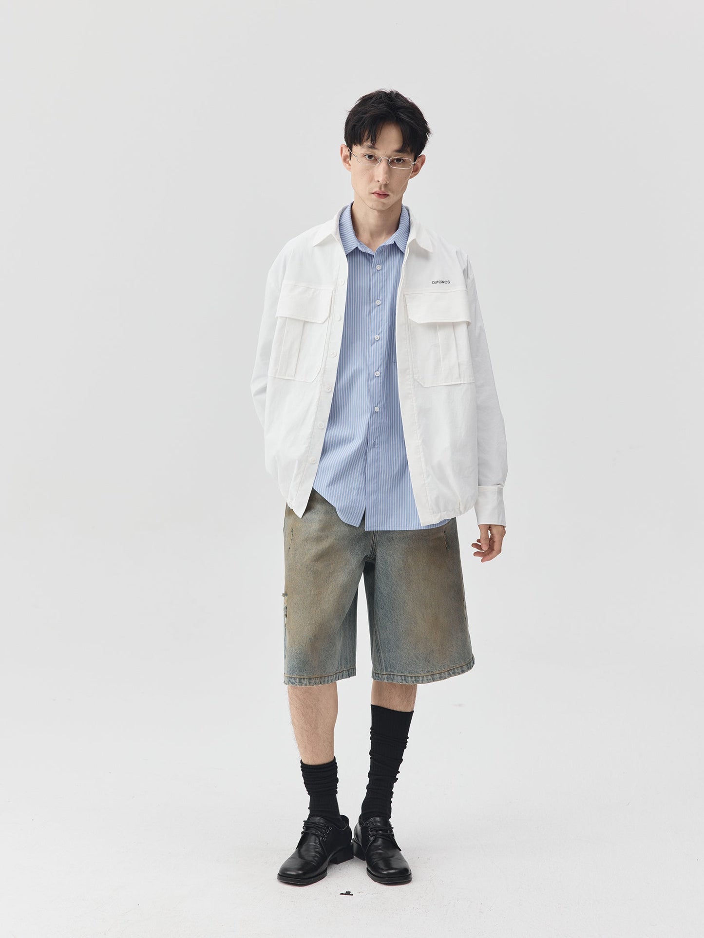 Workwear Style Paper Finish Jacket