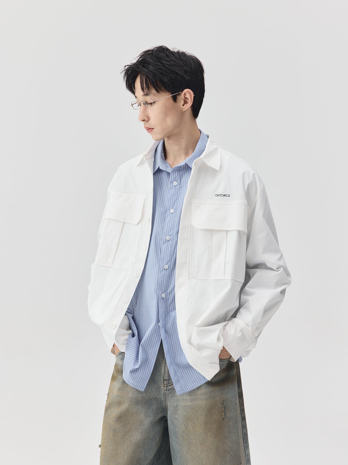 Workwear Style Paper Finish Jacket