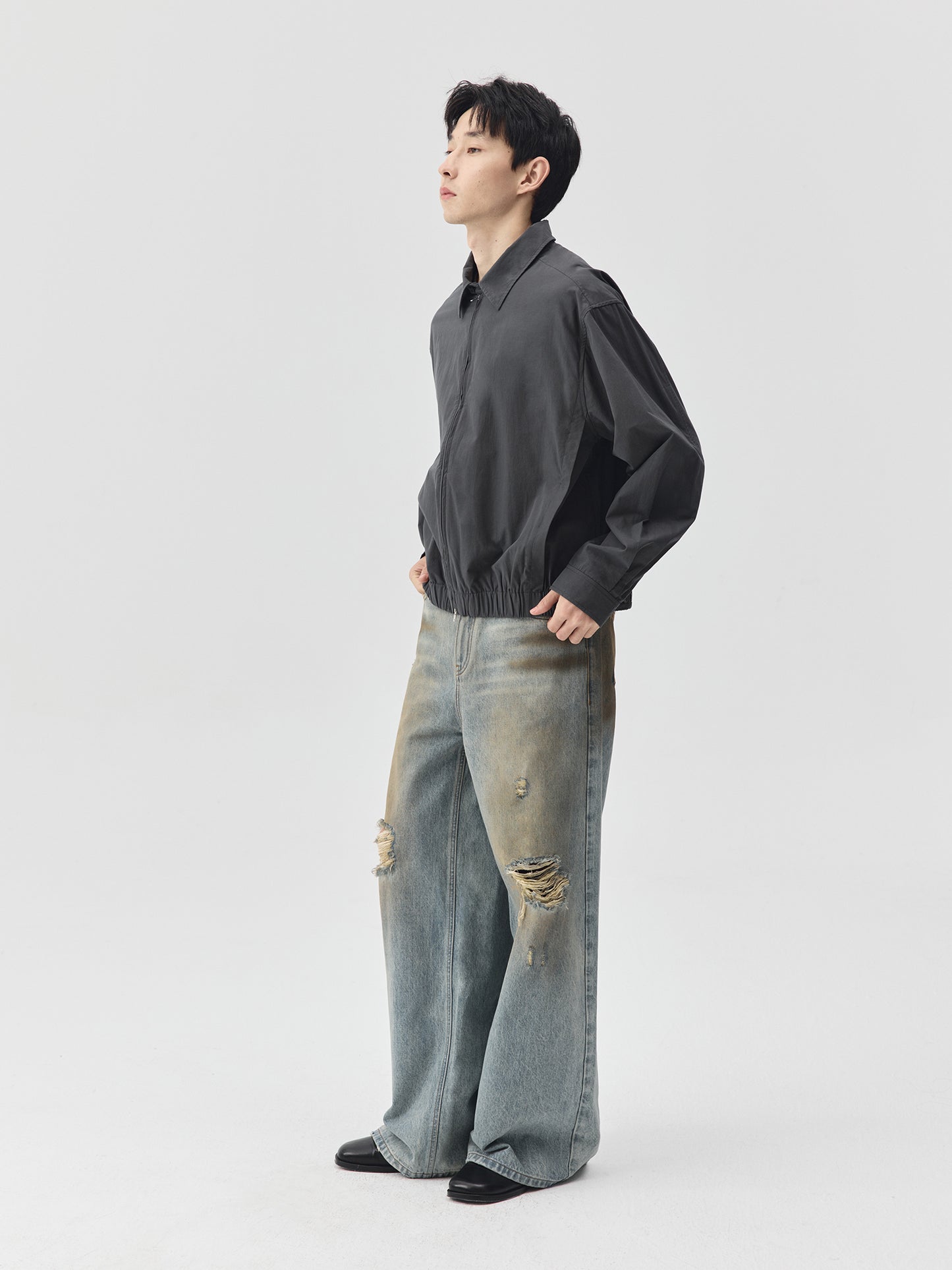 Paper Finish Cozy Shirt Jacket