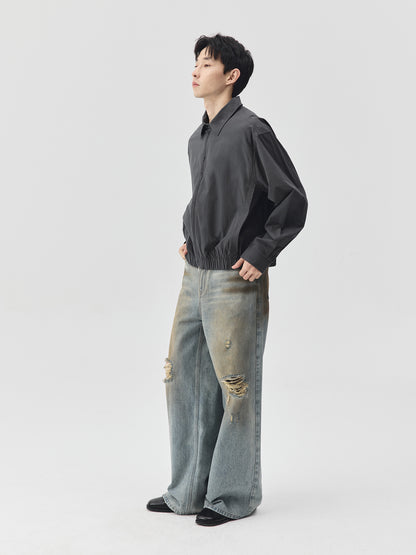 Paper Finish Cozy Shirt Jacket