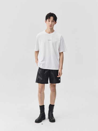 Slogan Print Boxy-Fit T-Shirt