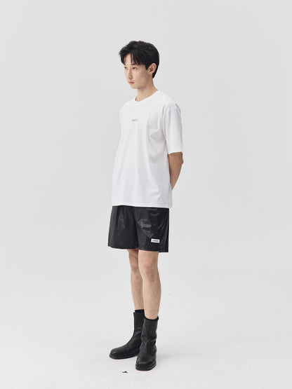Slogan Print Boxy-Fit T-Shirt