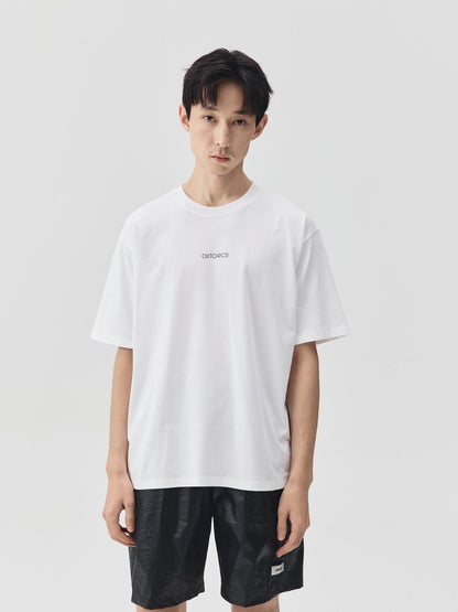 Slogan Print Boxy-Fit T-Shirt
