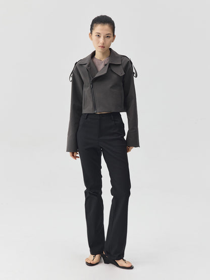 Minimal Slim Straight-Leg Trousers